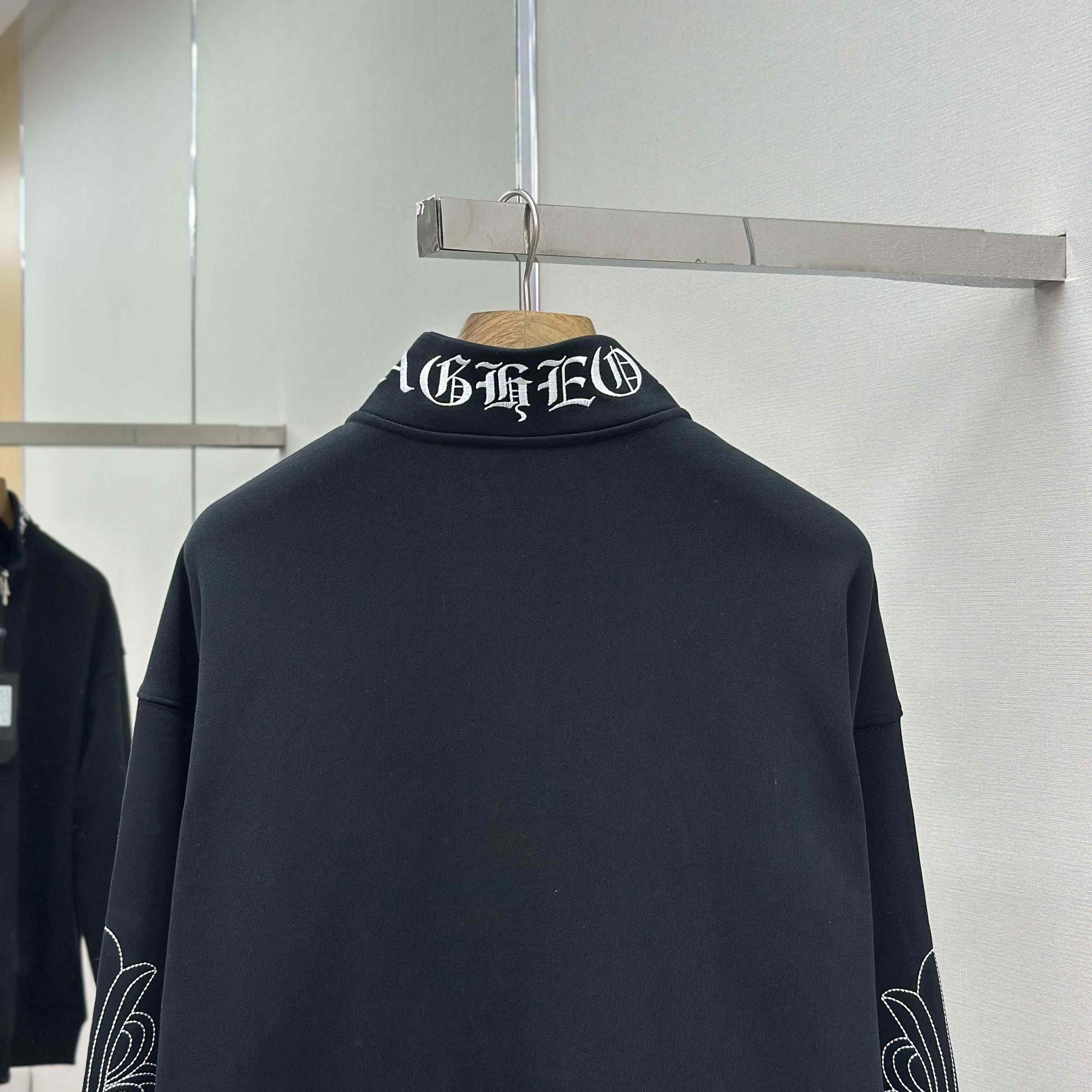 Chrome Hearts Half-zip Sweatshirt - FashionPlug