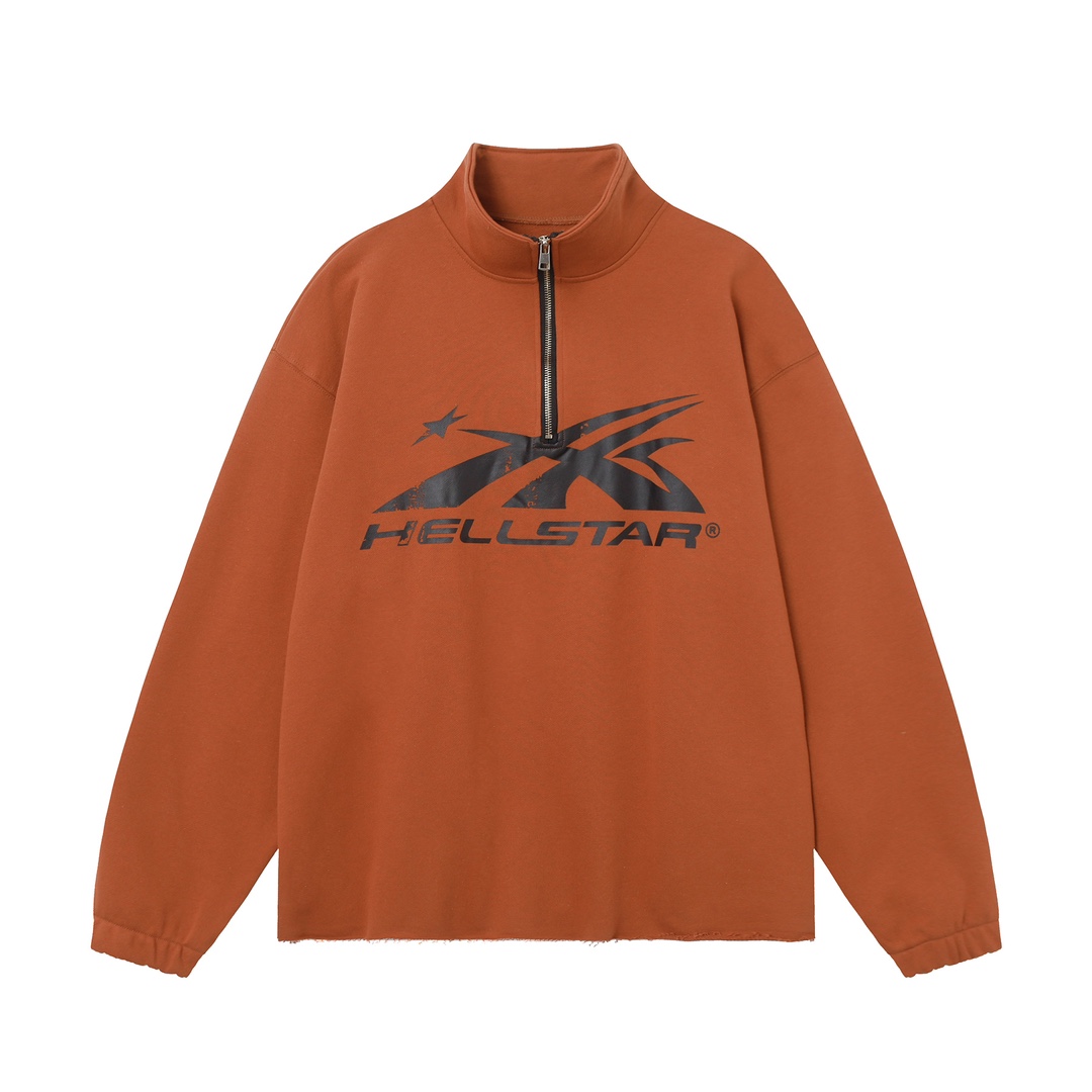 Hellstar Half Zip Sweatshirt - FashionPlug