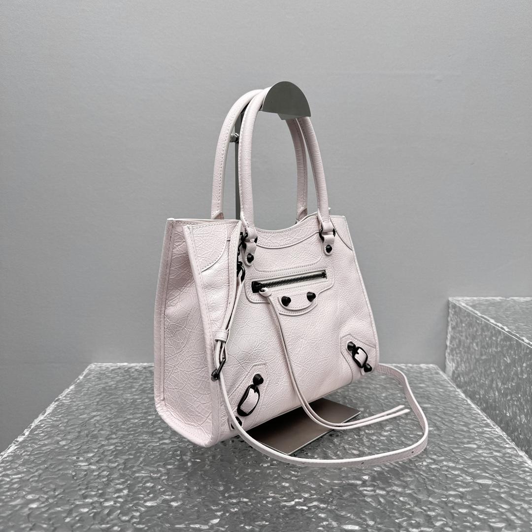 Balenciaga Le City Tote Bag Mini In Petal Pink - FashionPlug