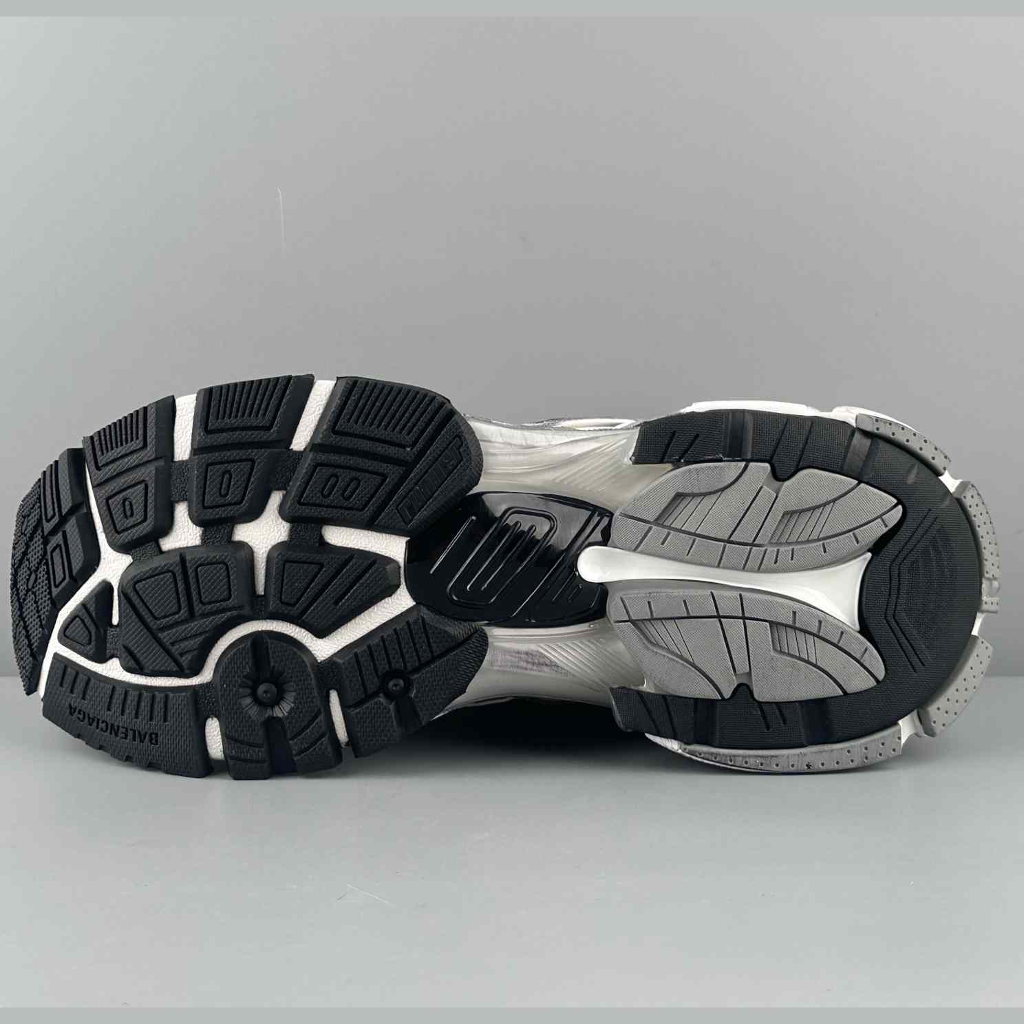 Balenciaga Runner Sneaker In Grey, White And Black - FashionPlug