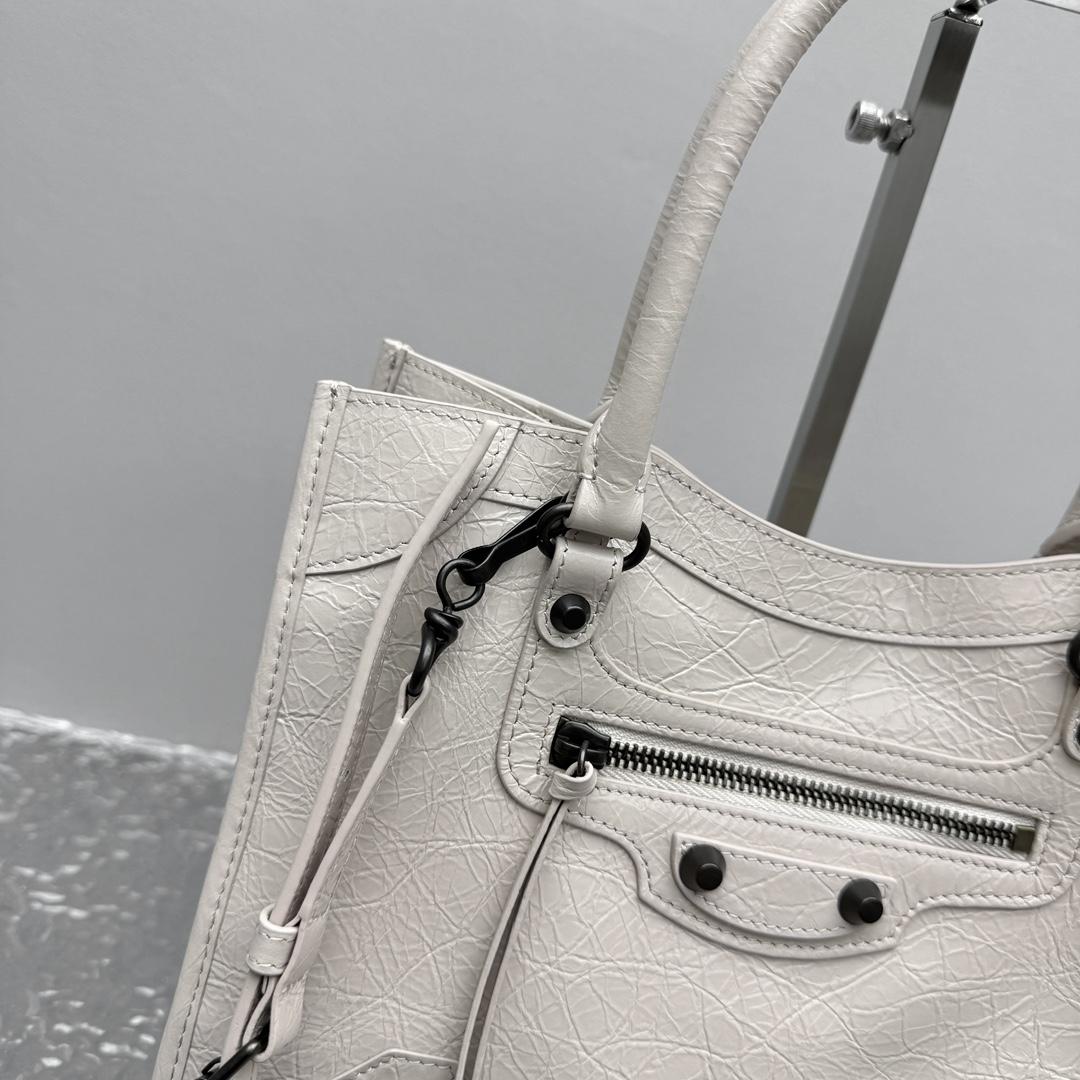 Balenciaga Le City Tote Bag Mini In Almond  - FashionPlug