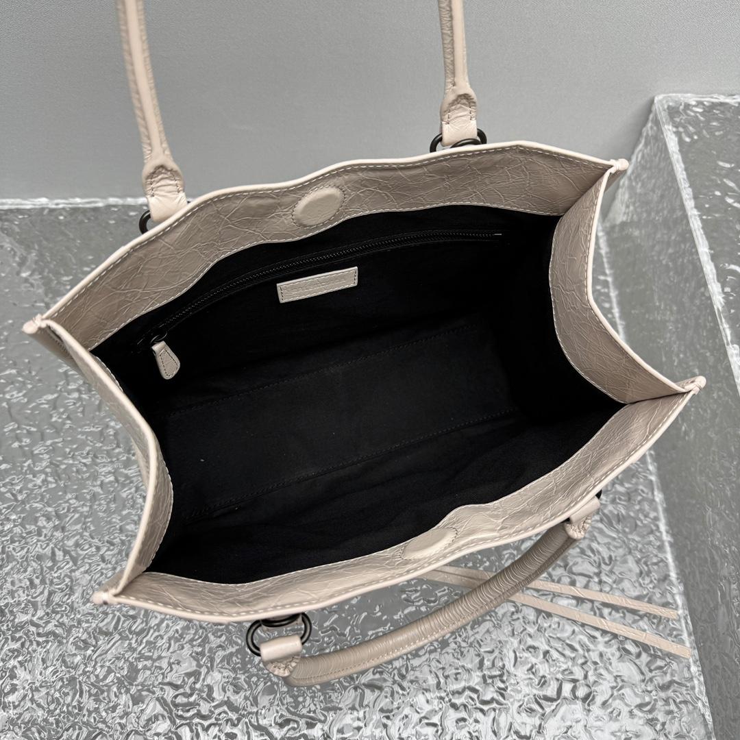 Balenciaga Le City Tote Bag Mini In Almond  - FashionPlug