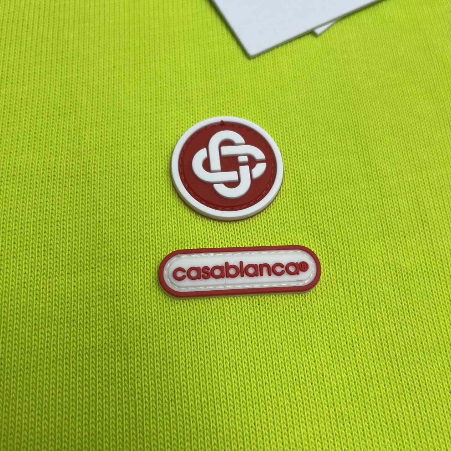 Casablanca Logo-patch Cotton T-shirt   C1079 - FashionPlug