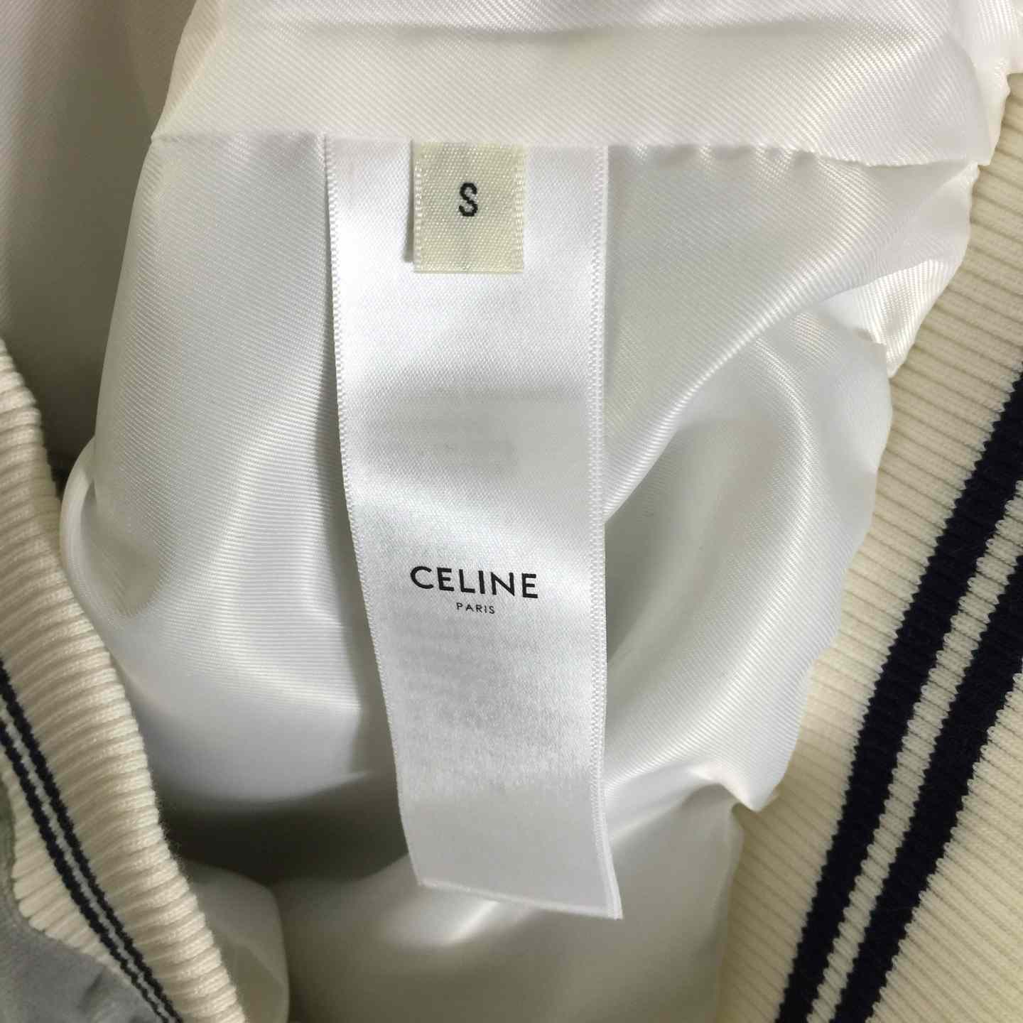 Celine Teddy Tracksuit Jacket In Velvet Jersey - FashionPlug