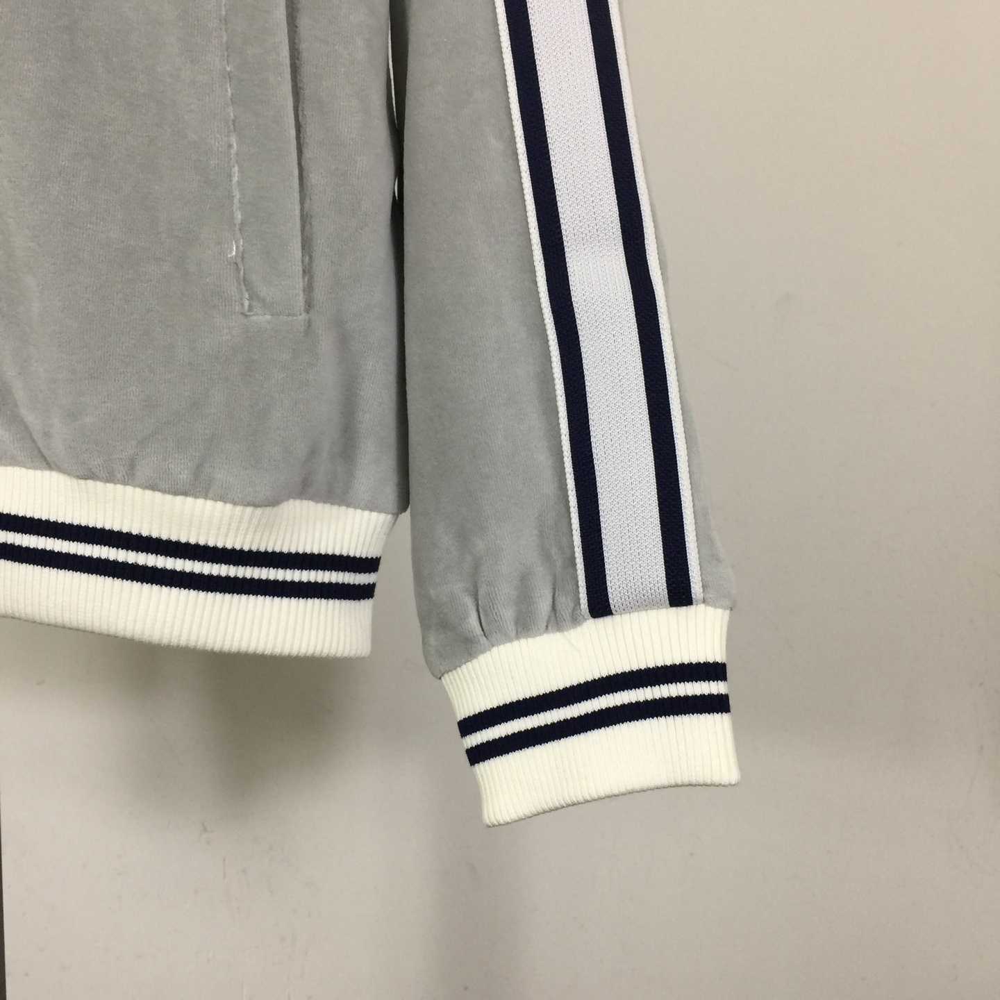 Celine Teddy Tracksuit Jacket In Velvet Jersey - FashionPlug
