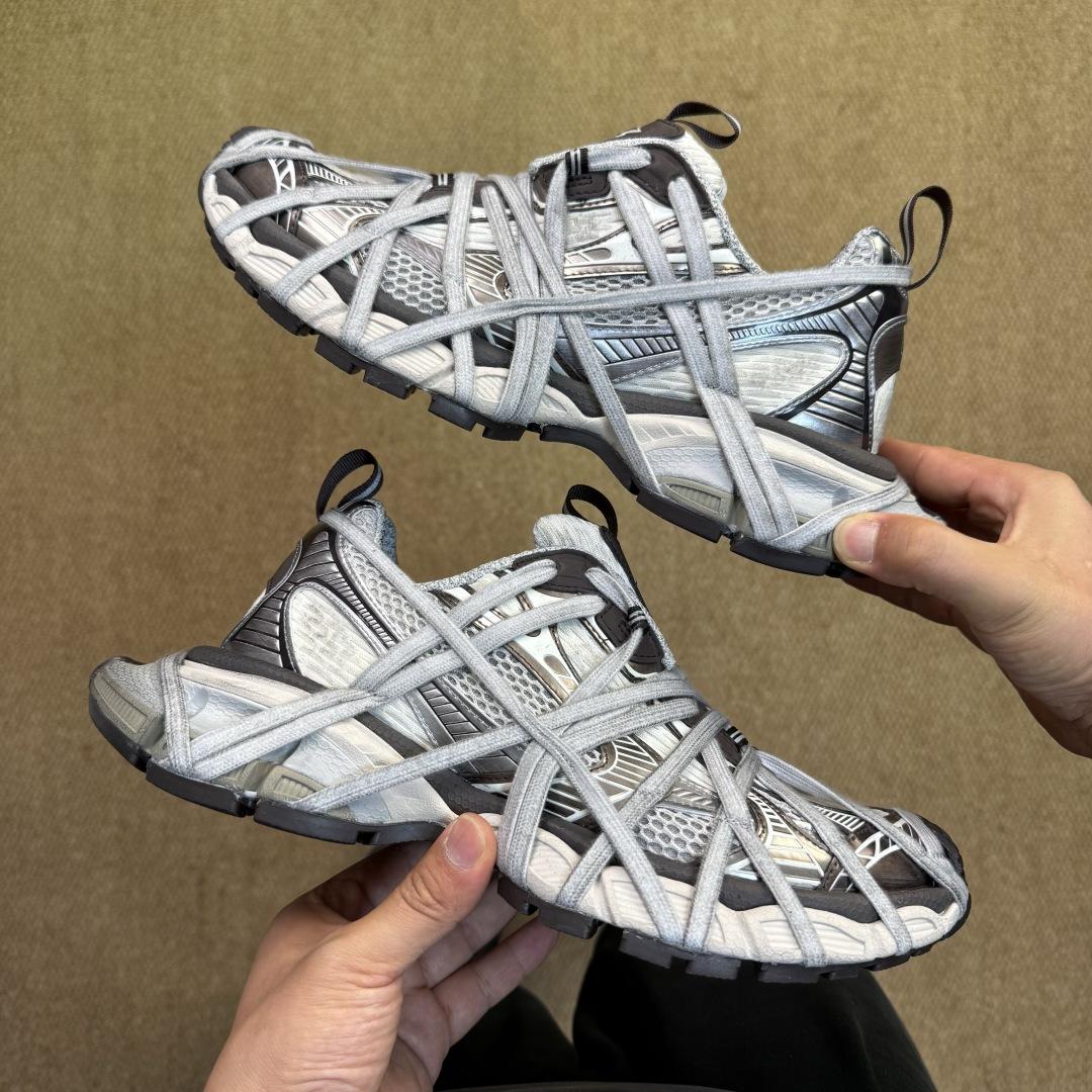 Balenciaga 3XL “Spider-Man” Lace-Up Sneaker – Grey  - FashionPlug