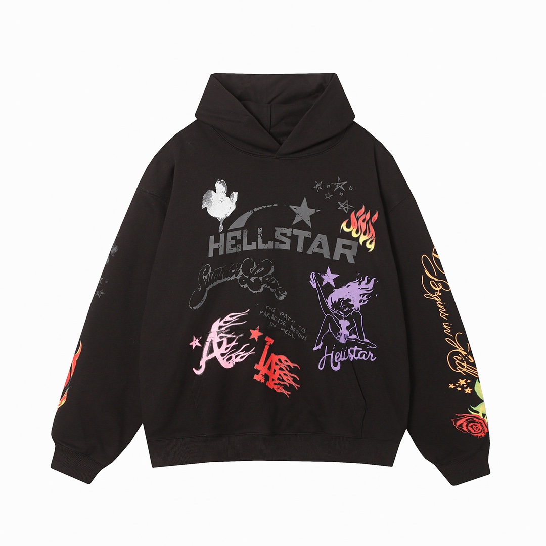 Hellstar Graphic Hoodie - FashionPlug