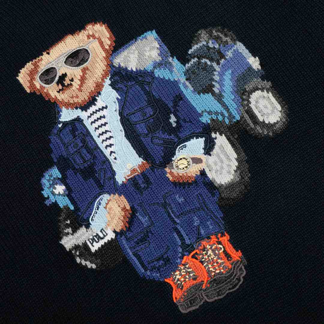 Ralph Lauren Polo Bear Cotton Sweater - FashionPlug