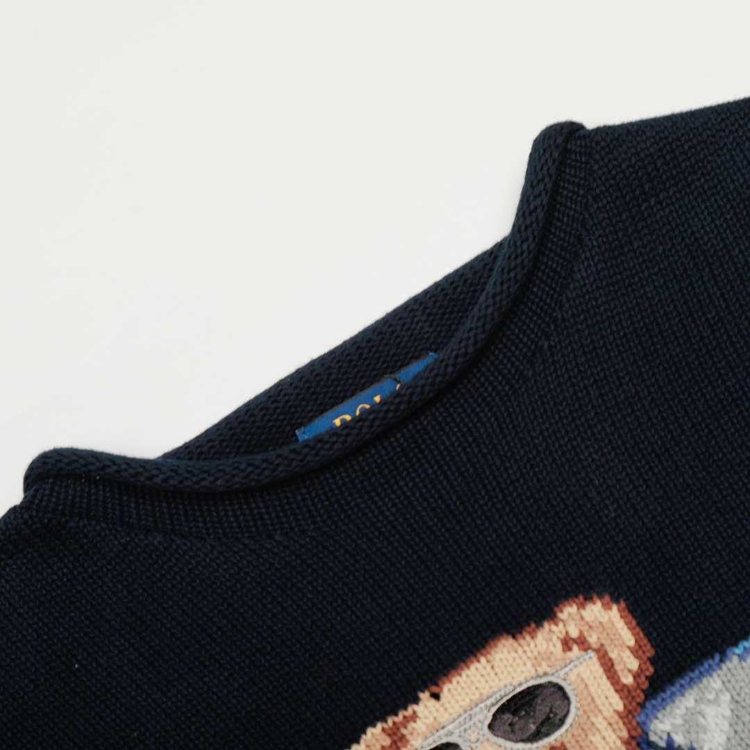Ralph Lauren Polo Bear Cotton Sweater - FashionPlug