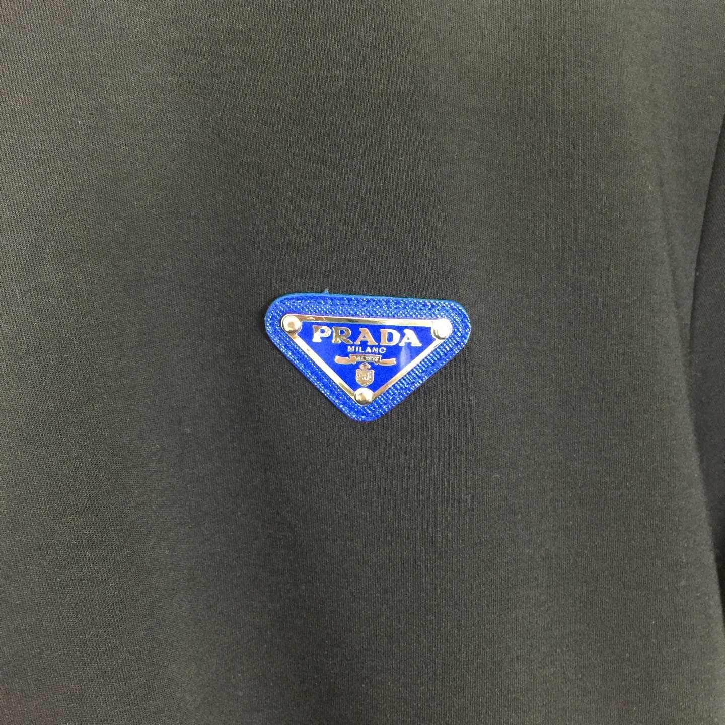 Prada Logo Cotton Tee - FashionPlug
