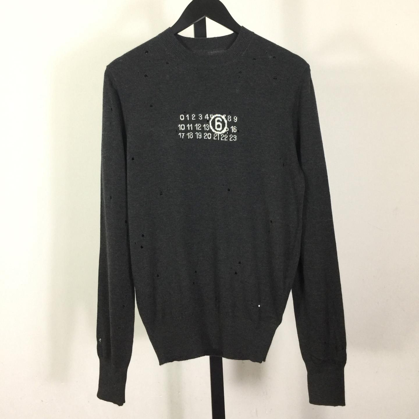 MM6 Maison Margiela Numbers-motif Sweater - FashionPlug
