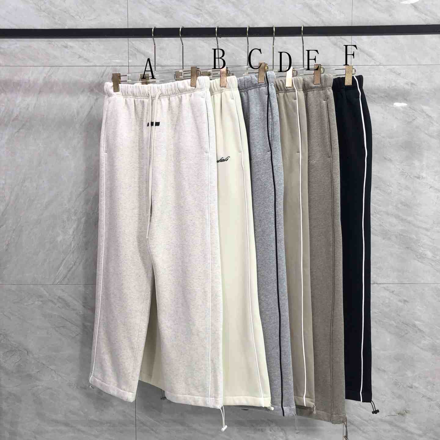 Fear of God Essentials Stripe-detail Sweatpants - FashionPlug