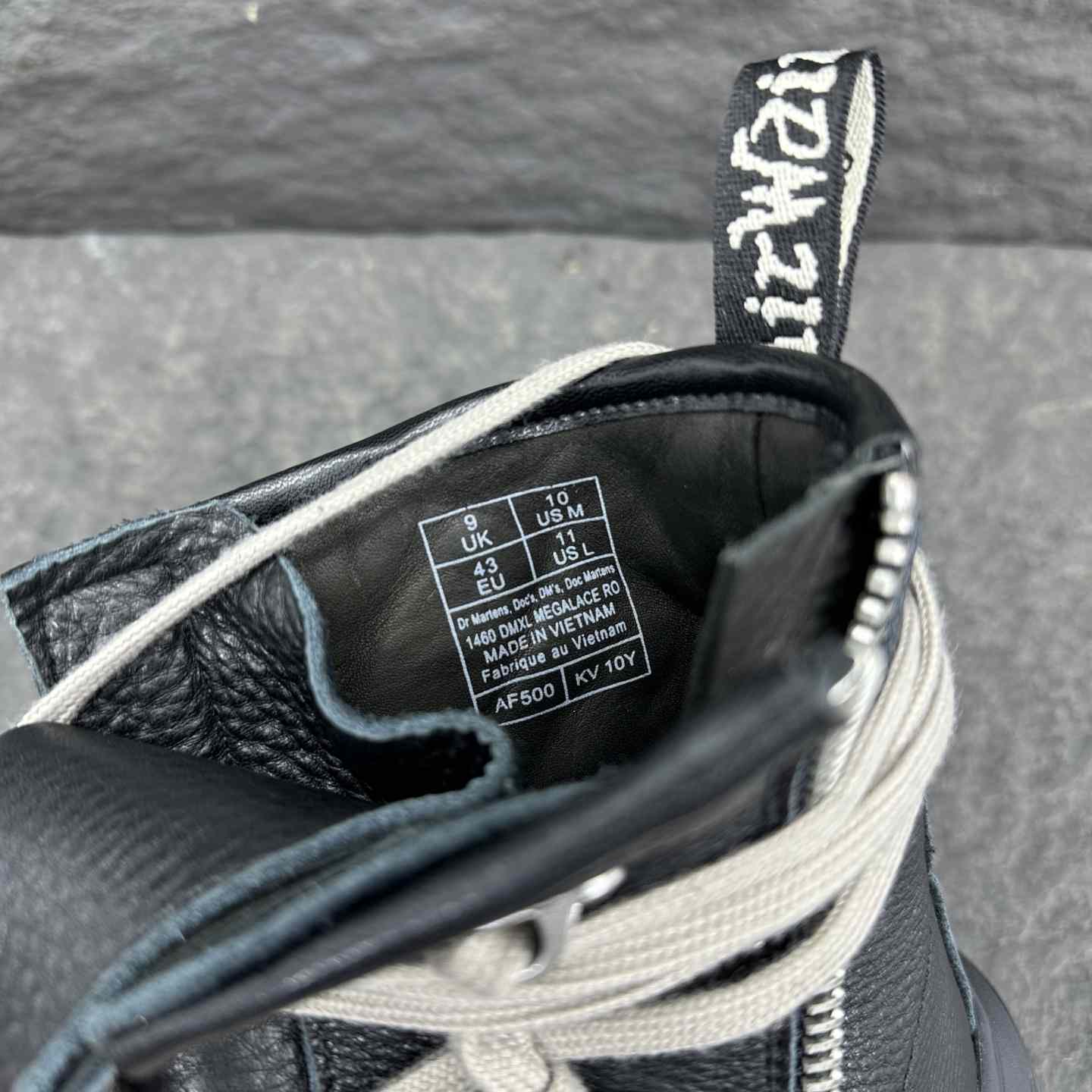 Dr. Martens x Rick Owens 1460 DMXL Mega Lace Boot - FashionPlug