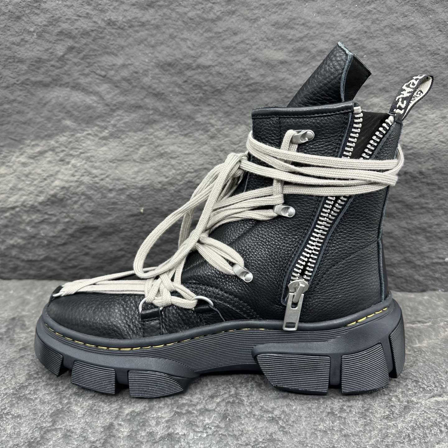 Dr. Martens x Rick Owens 1460 DMXL Mega Lace Boot - FashionPlug