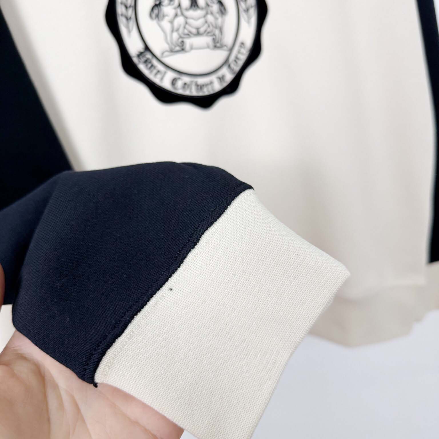 Celine Blason Loose Sweatshirt In Cotton Fleece - FashionPlug