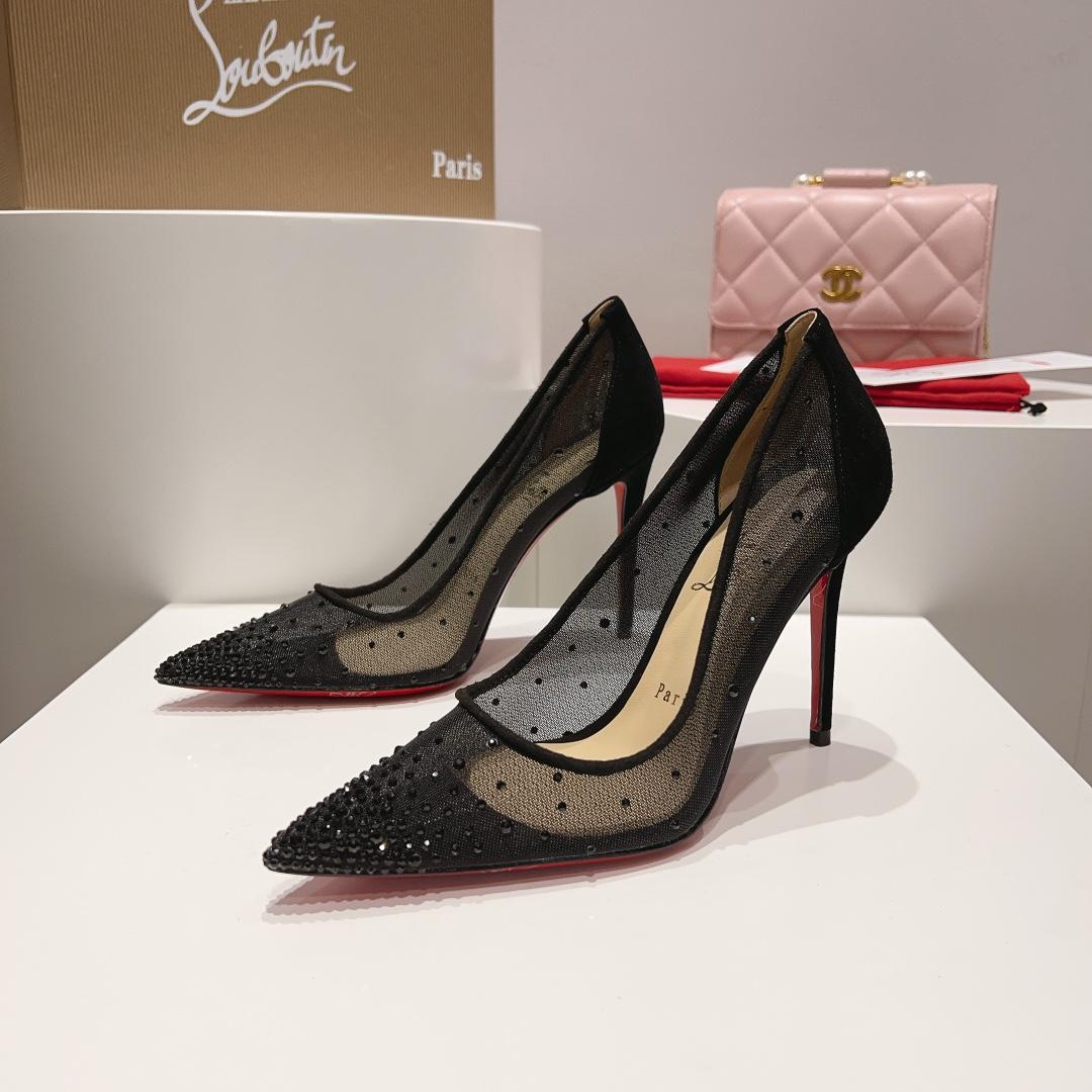 Christian Louboutin Degrastrass Red Carpet 100 mm Pumps - FashionPlug