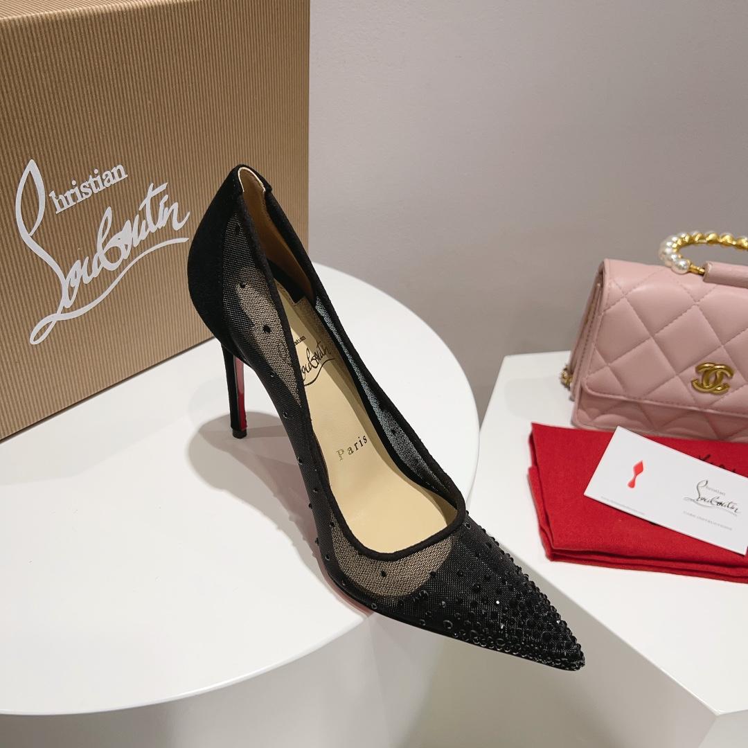 Christian Louboutin Degrastrass Red Carpet 100 mm Pumps - FashionPlug