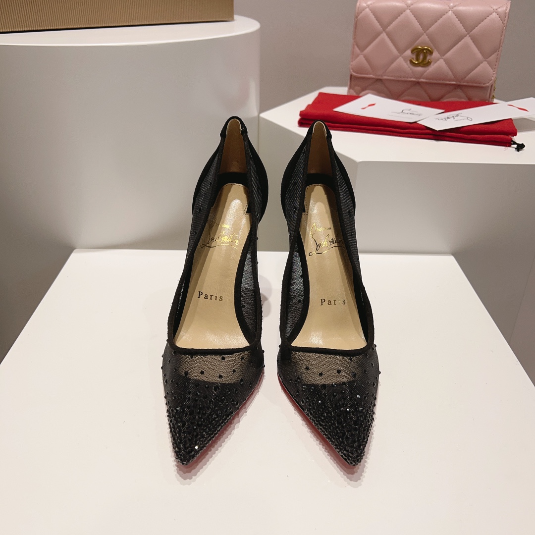 Christian Louboutin Degrastrass Red Carpet 100 mm Pumps - FashionPlug