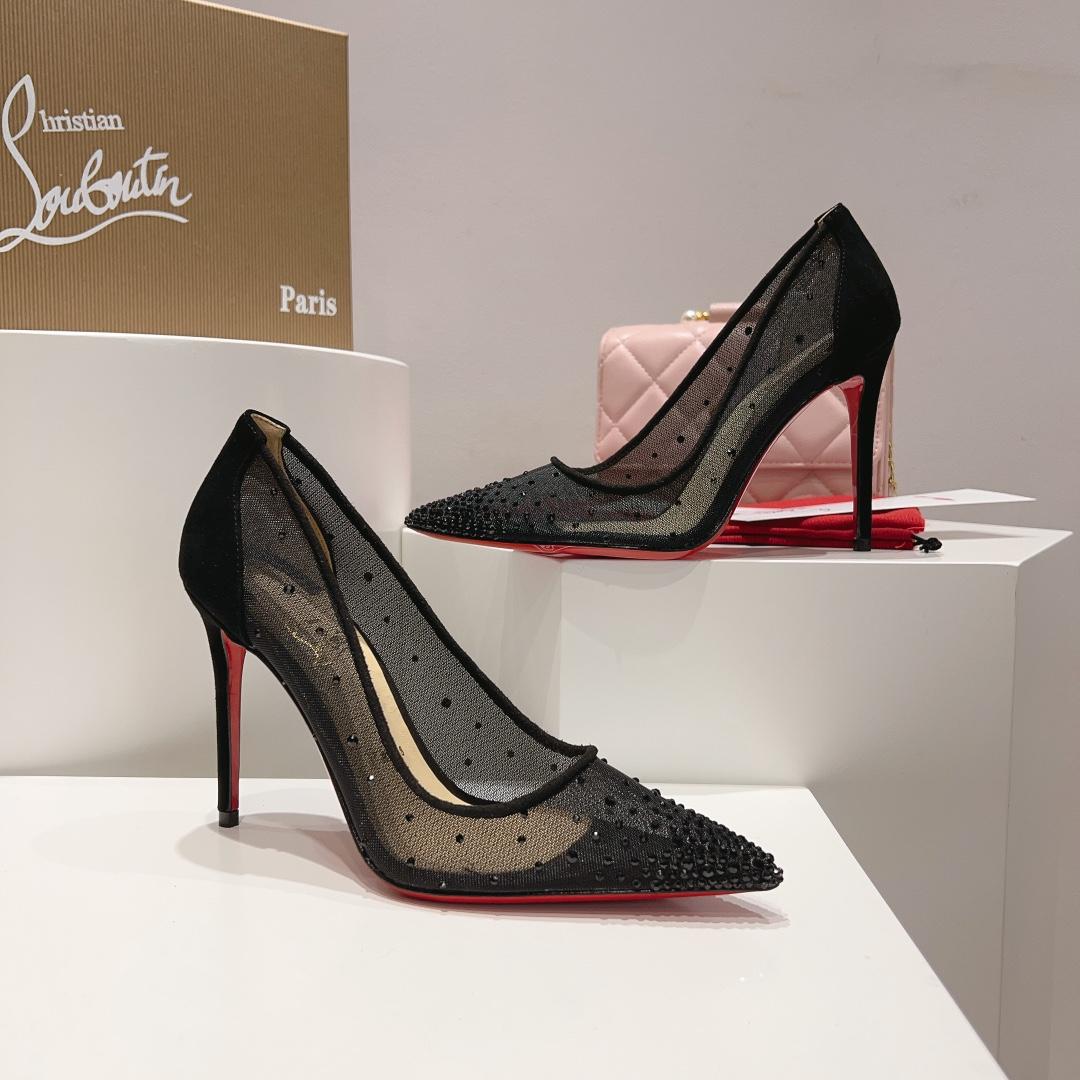 Christian Louboutin Degrastrass Red Carpet 100 mm Pumps - FashionPlug