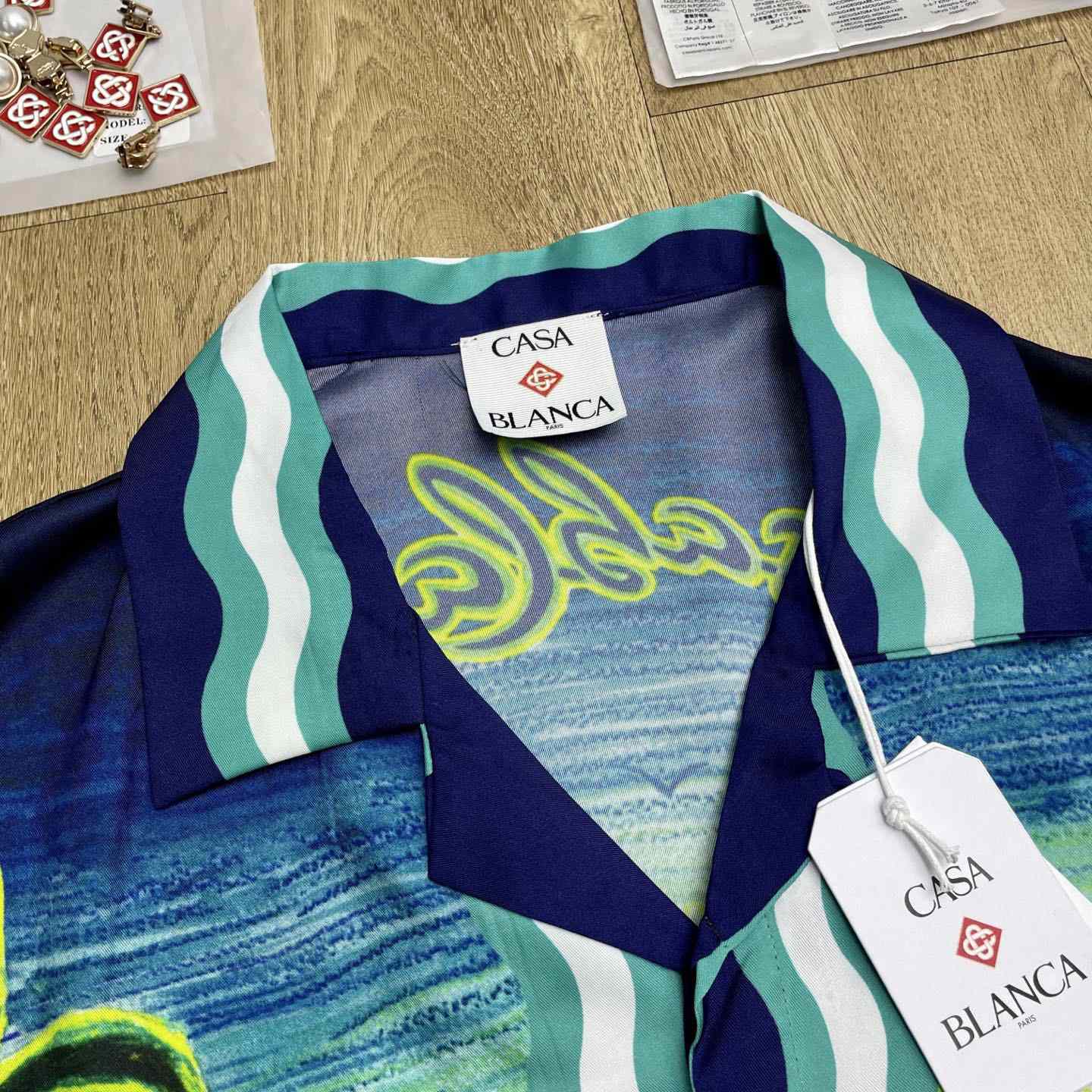 Casablanca Danse De La Mer Shirt   CA3547 - FashionPlug