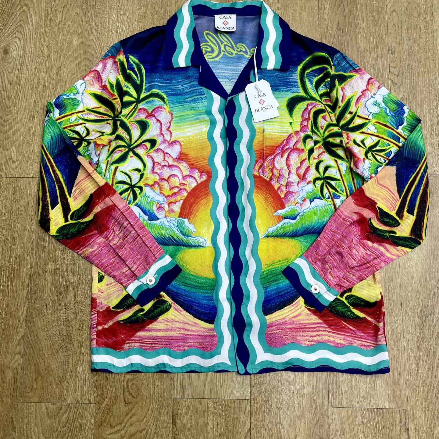 Casablanca Danse De La Mer Shirt   CA3547 - FashionPlug