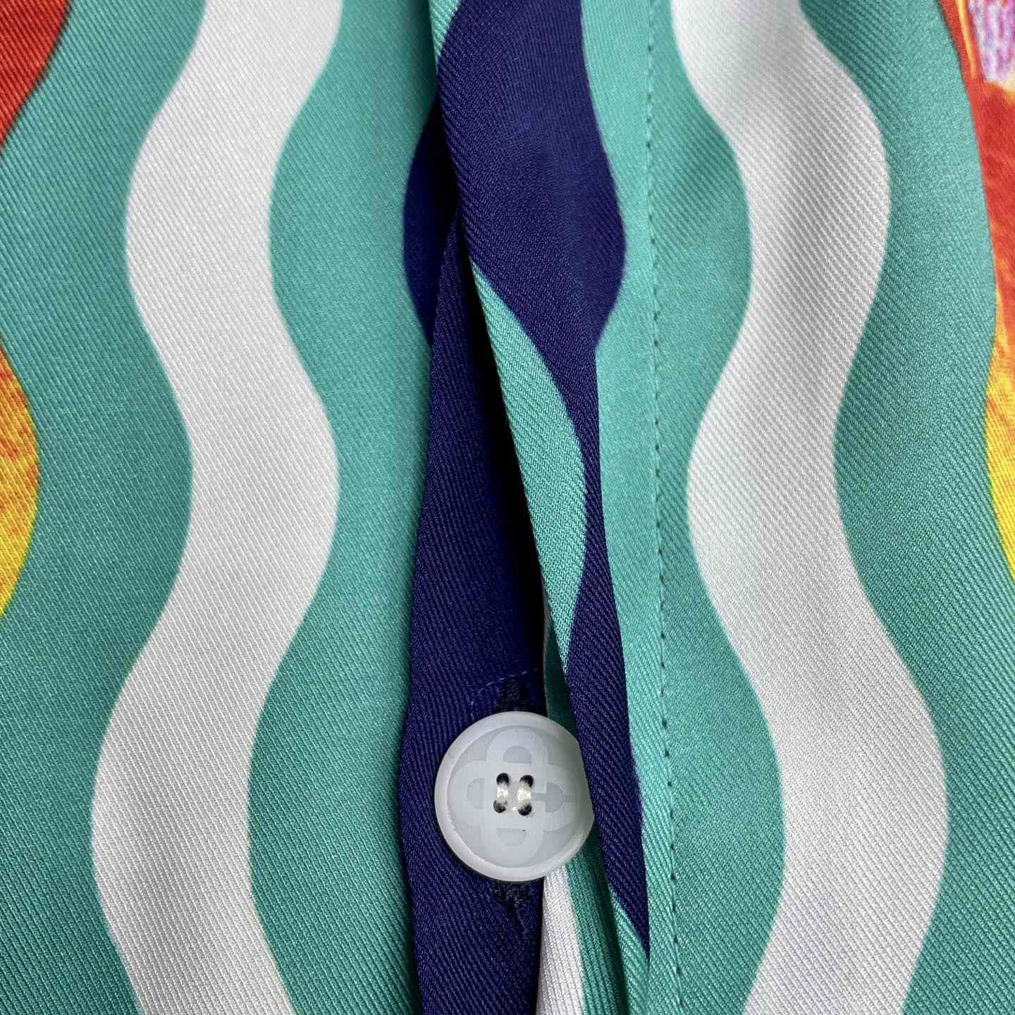 Casablanca Danse De La Mer Shirt   CA3547 - FashionPlug