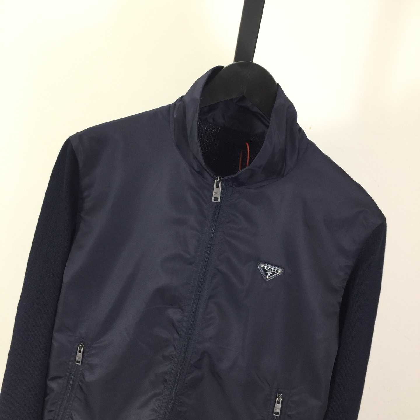 Prada Superfine Wool Zipper Cardigan - FashionPlug