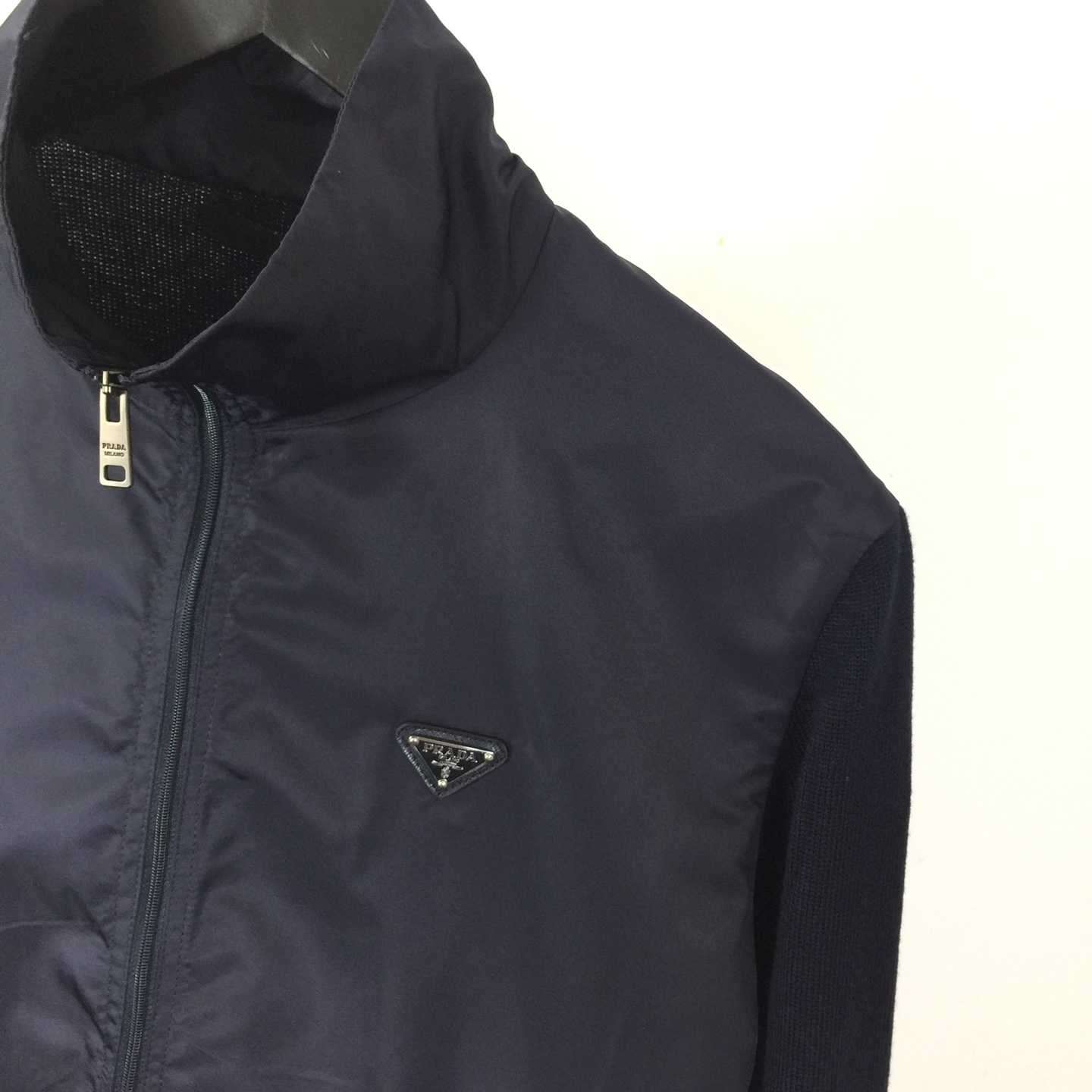 Prada Superfine Wool Zipper Cardigan - FashionPlug