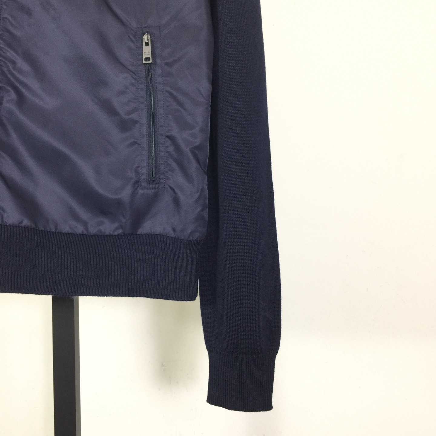 Prada Superfine Wool Zipper Cardigan - FashionPlug