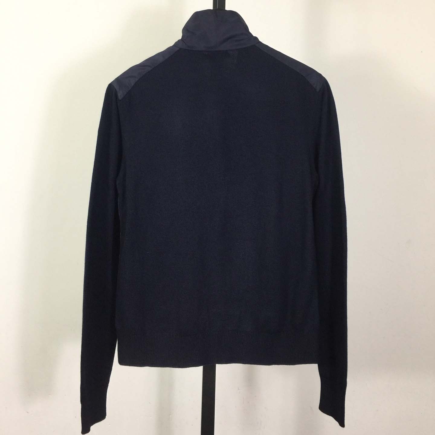 Prada Superfine Wool Zipper Cardigan - FashionPlug