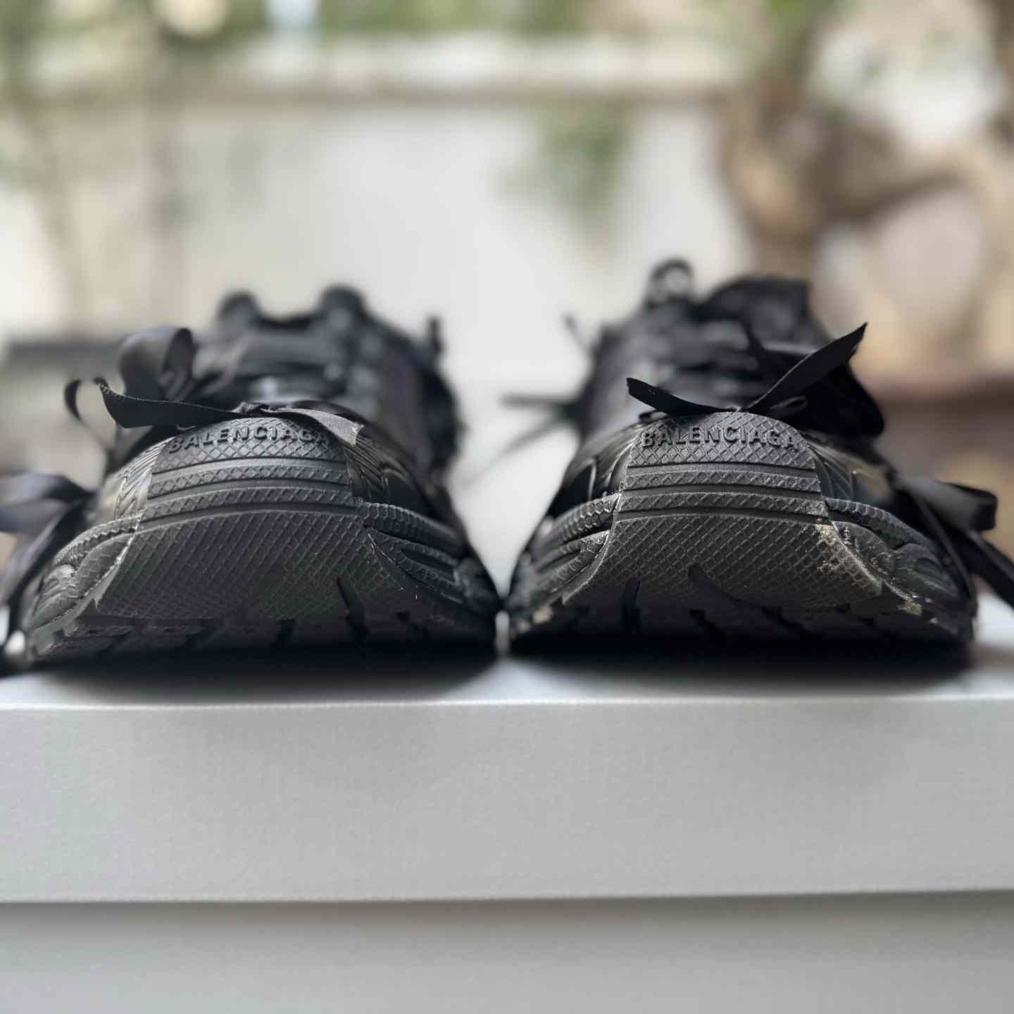 Balenciaga 3XL Mule “Black” Distressed Closed-Toe Half Slip-On Sneaker  - FashionPlug