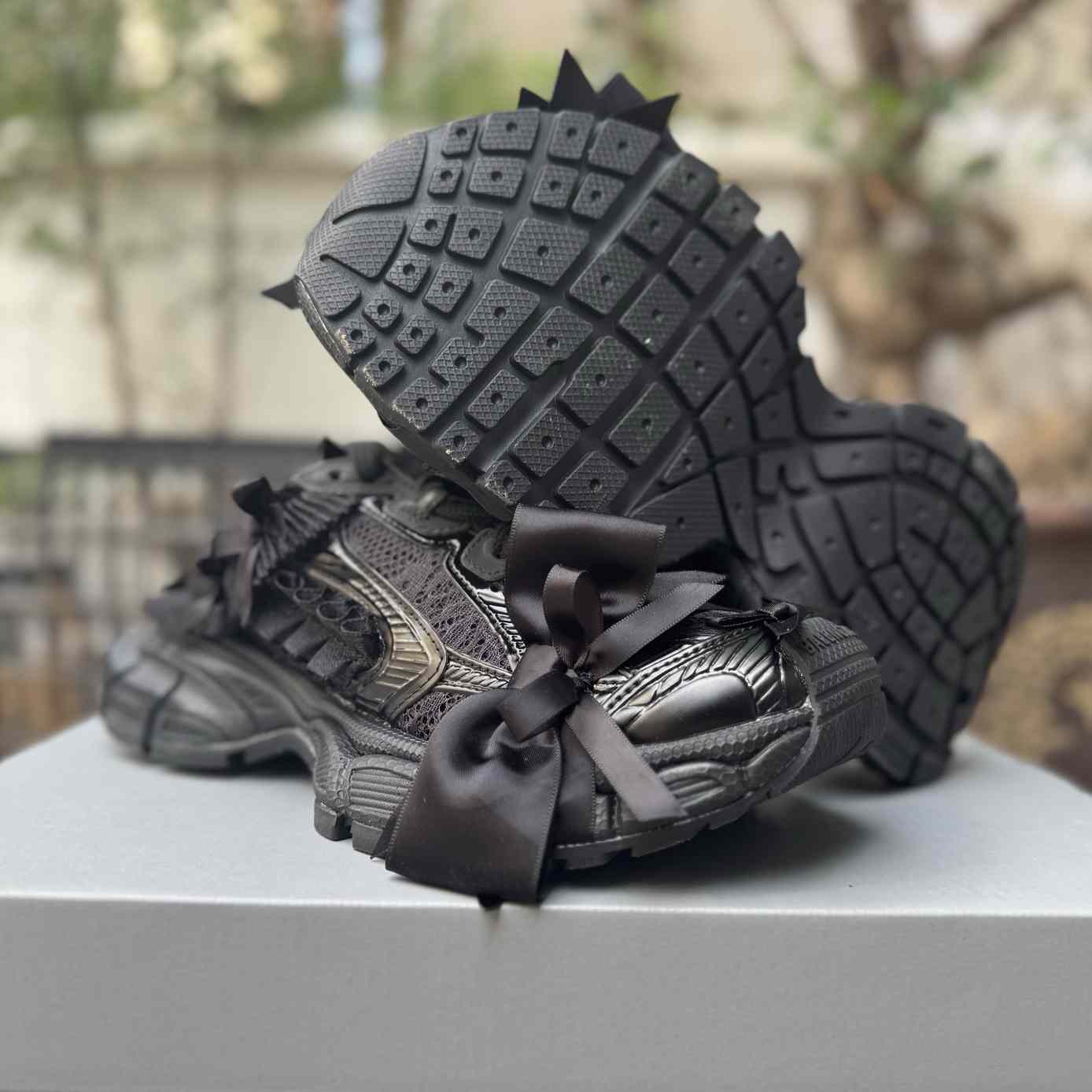 Balenciaga 3XL Mule “Black” Distressed Closed-Toe Half Slip-On Sneaker  - FashionPlug