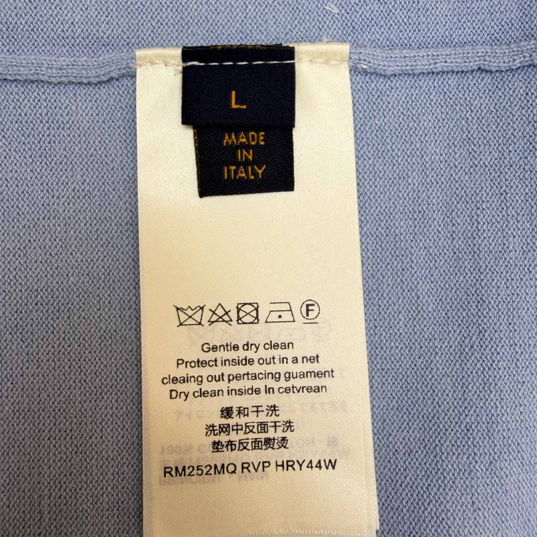 Louis Vuitton Silk-Cotton Short-Sleeved Crewneck   1AIJYL - FashionPlug