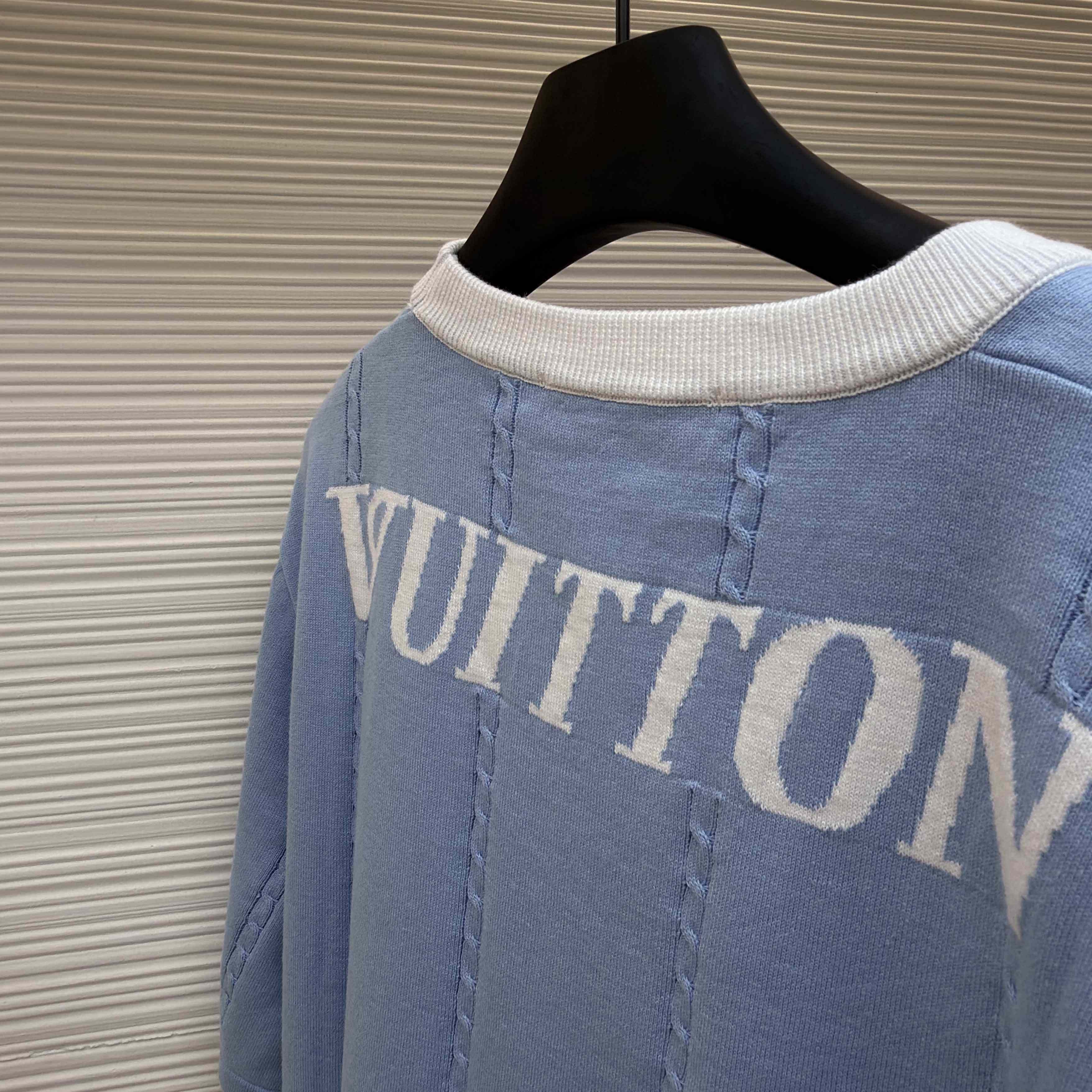 Louis Vuitton Silk-Cotton Short-Sleeved Crewneck   1AIJYL - FashionPlug