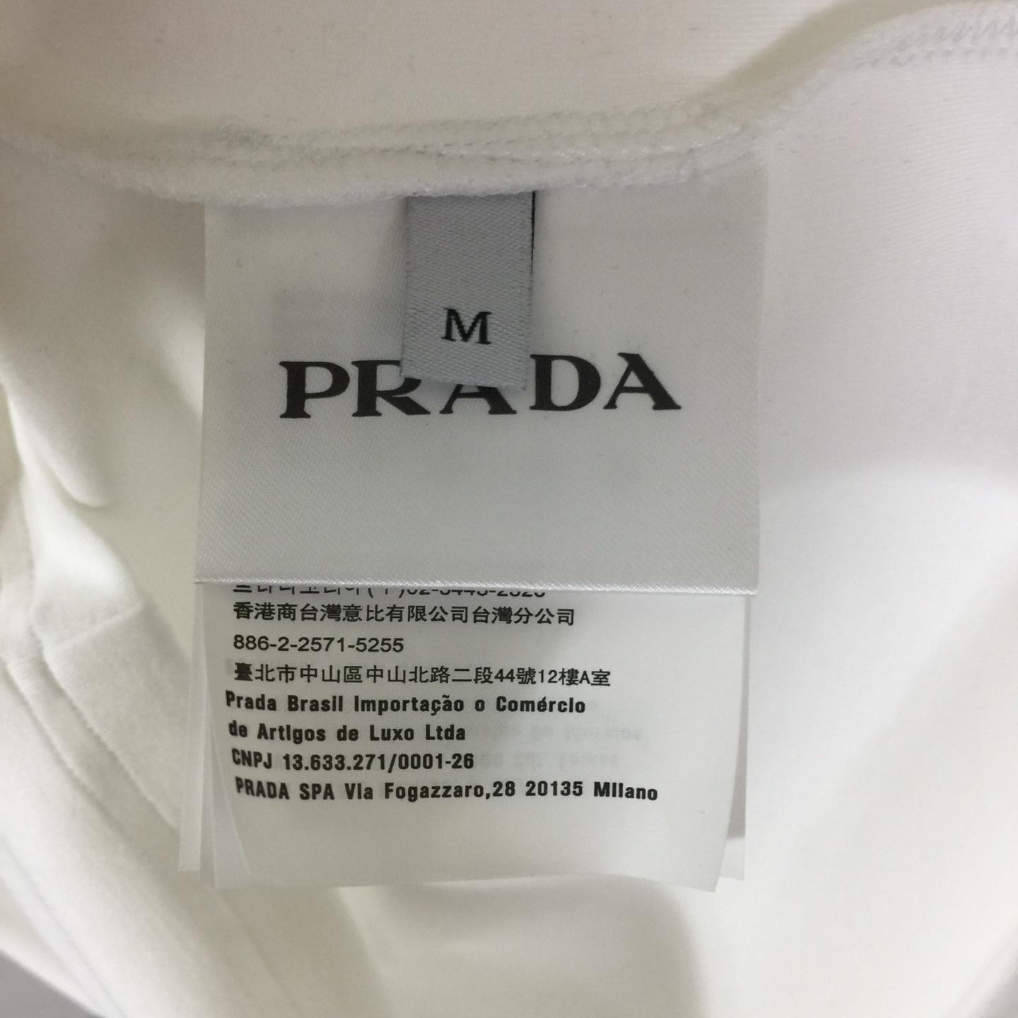 Prada Logo Cotton Tee - FashionPlug