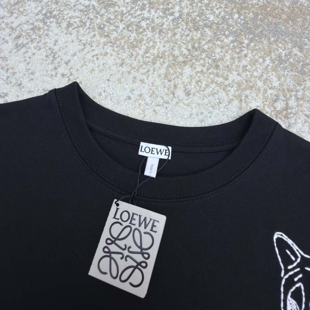 Loewe Loose fit T-shirt In Cotton - FashionPlug