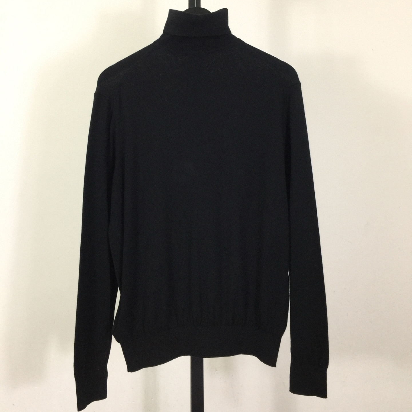 Prada Black Wool Turtleneck - FashionPlug