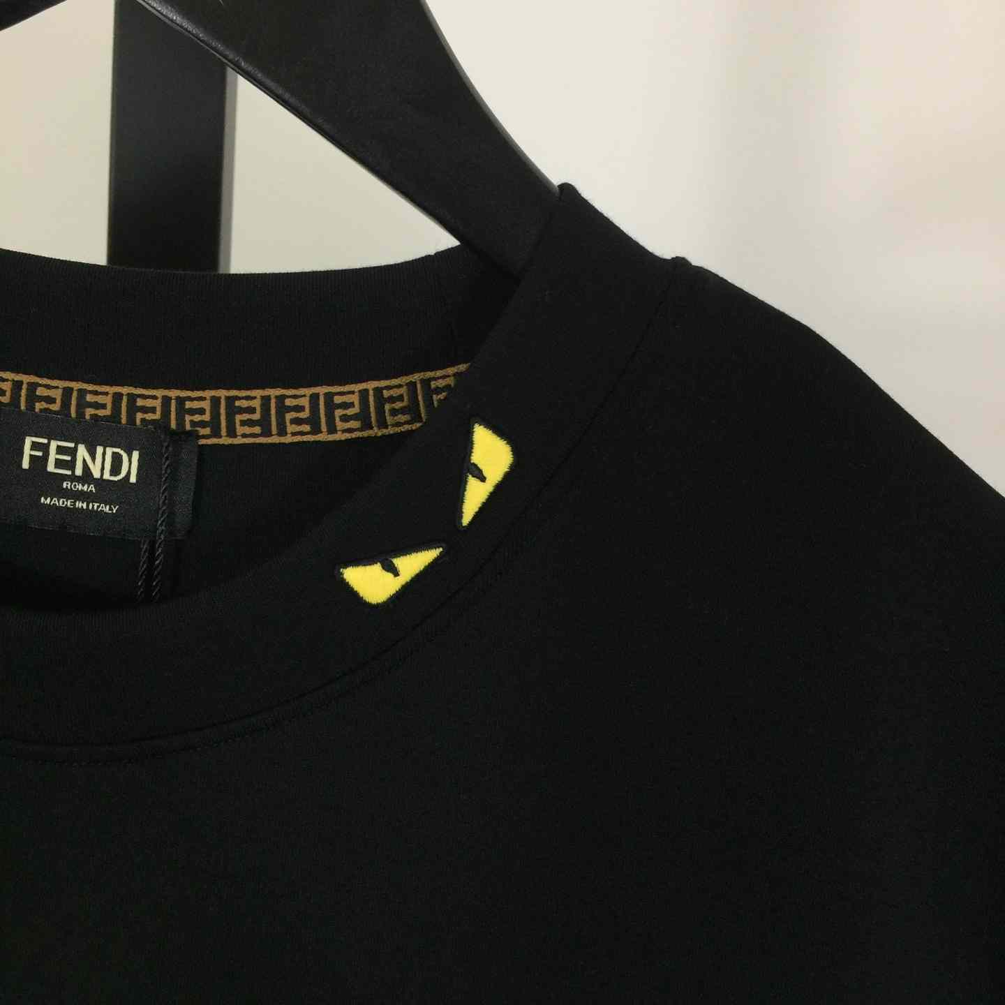 Fendi Cotton Jersey T-shirt  - FashionPlug