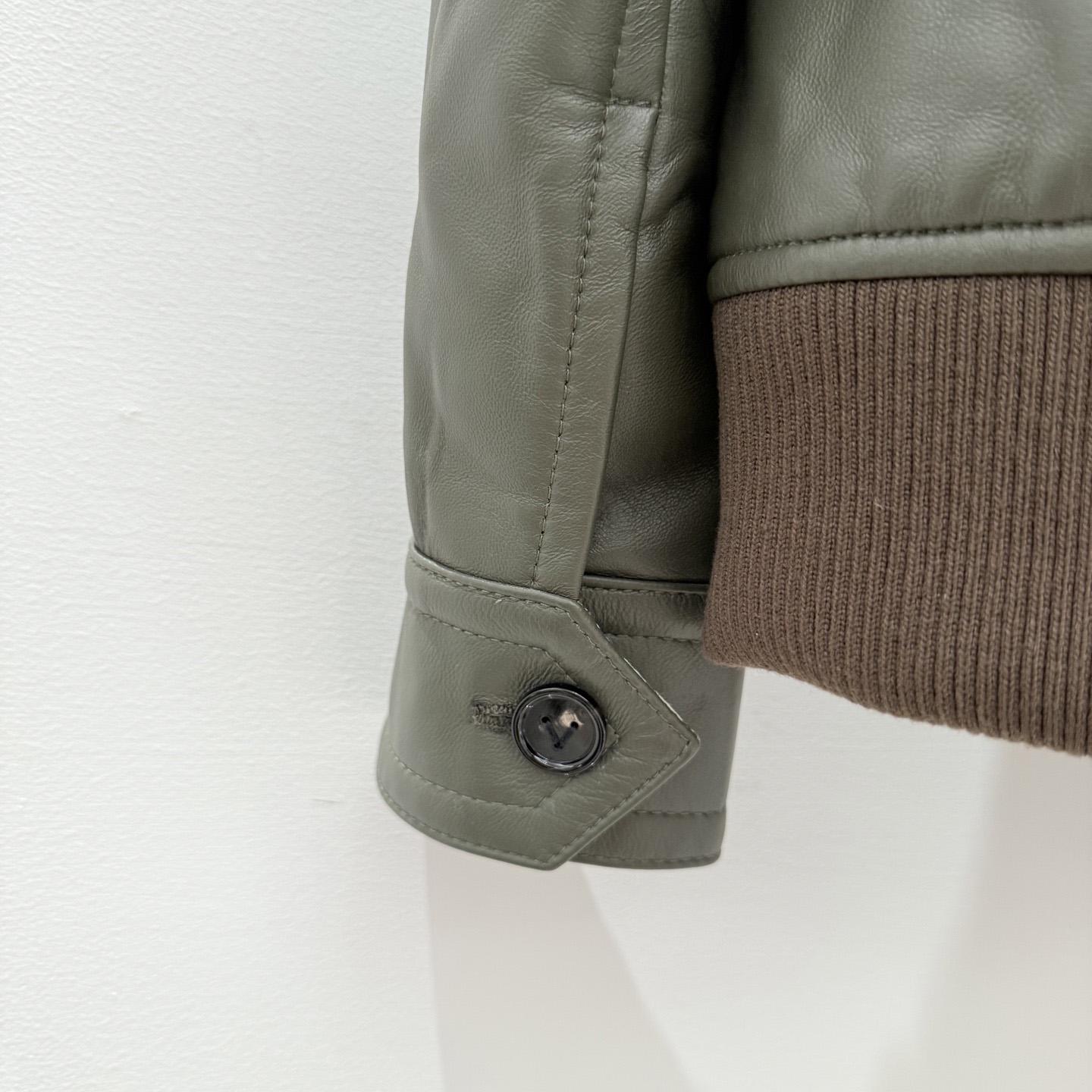 Bottega Veneta Leather Blouson - FashionPlug