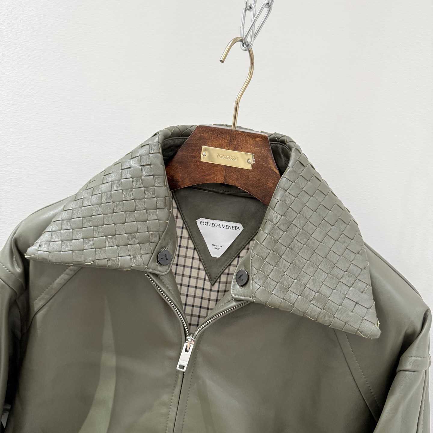 Bottega Veneta Leather Blouson - FashionPlug