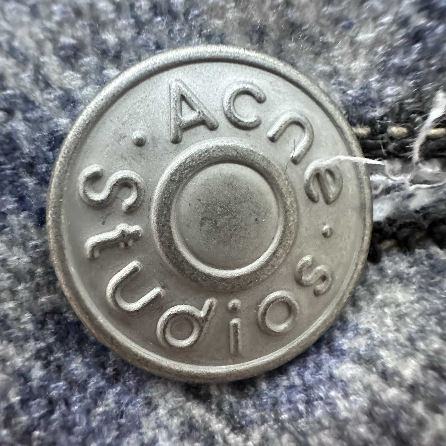 Acne Studios Loose Fit Denim Trousers - FashionPlug