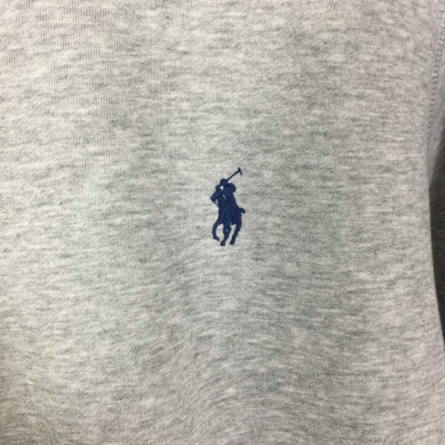 Ralph Lauren Grey Cotton-blend Crewneck - FashionPlug