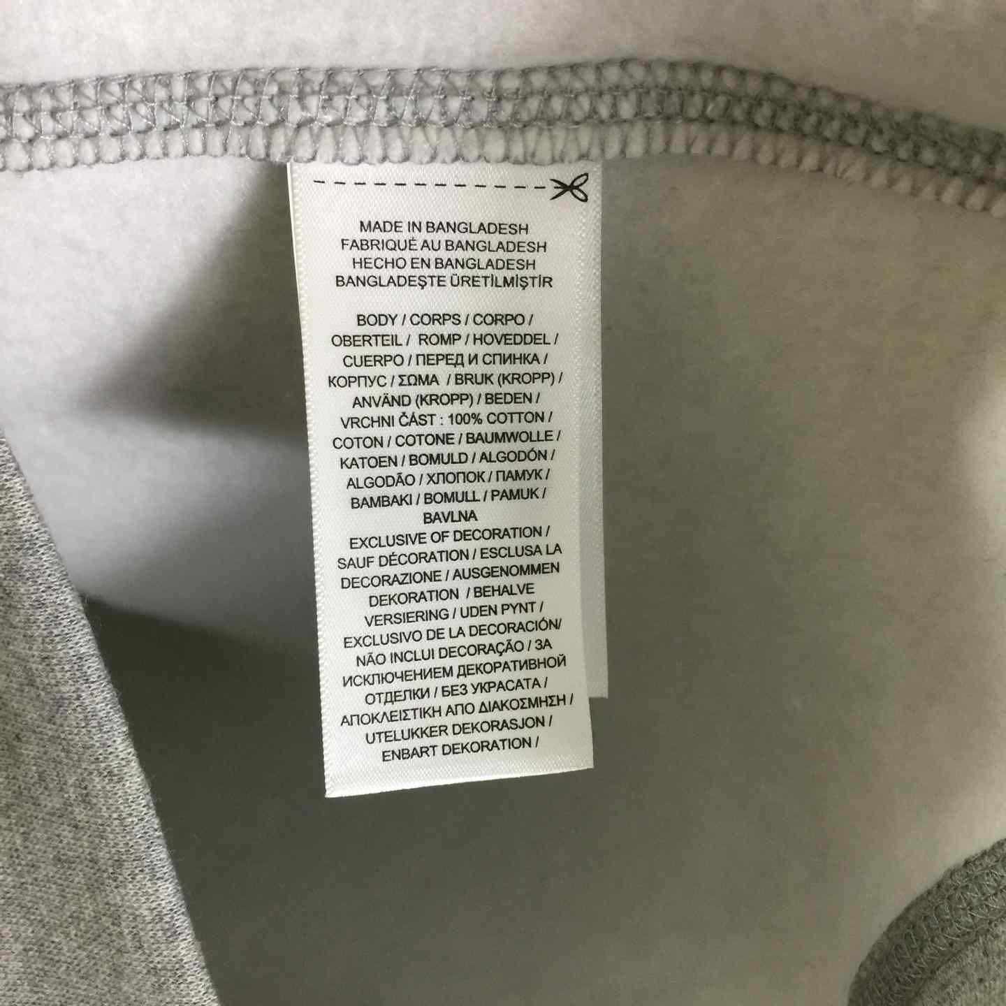 Ralph Lauren Grey Cotton-blend Crewneck - FashionPlug