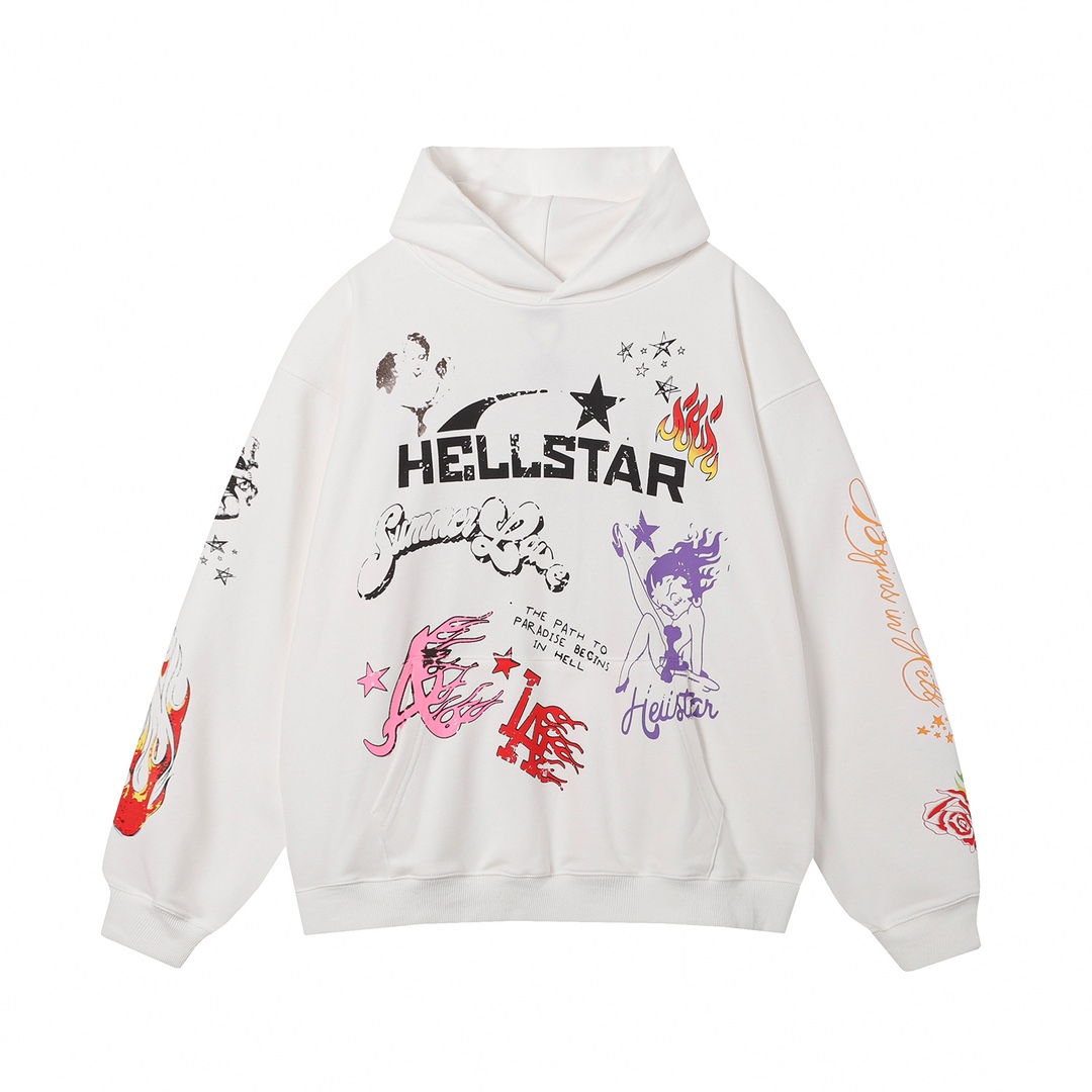 Hellstar Graphic Hoodie - FashionPlug