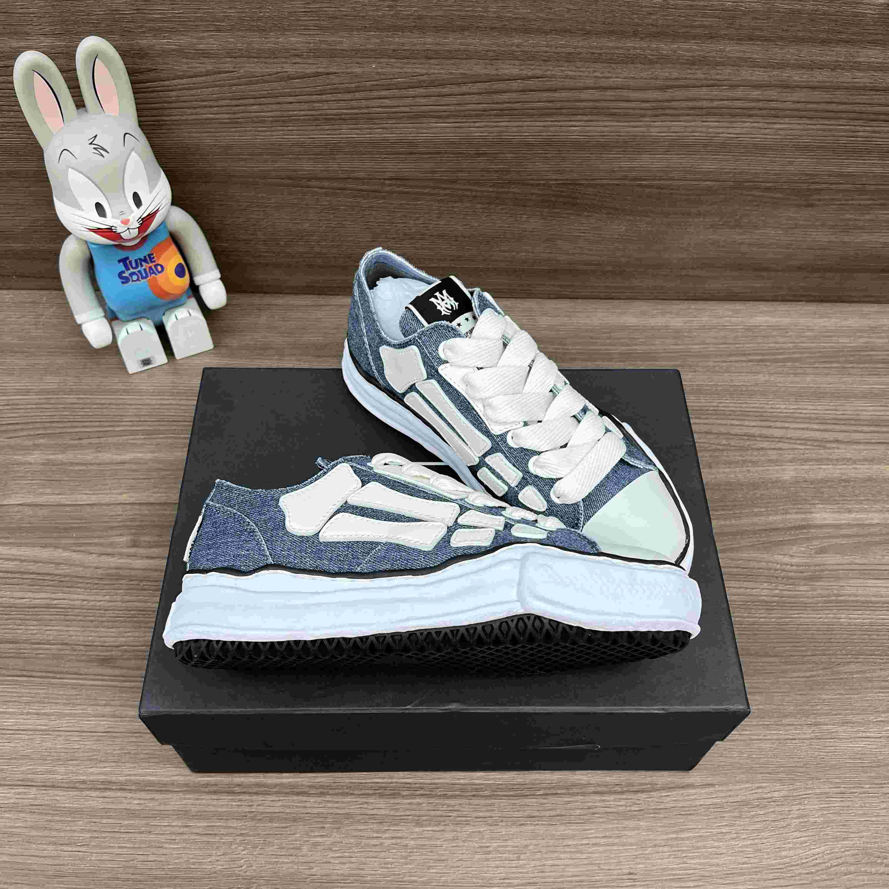 Maison Mihara Yasuhiro x Amiri Skel-Top Low Sneakers - FashionPlug