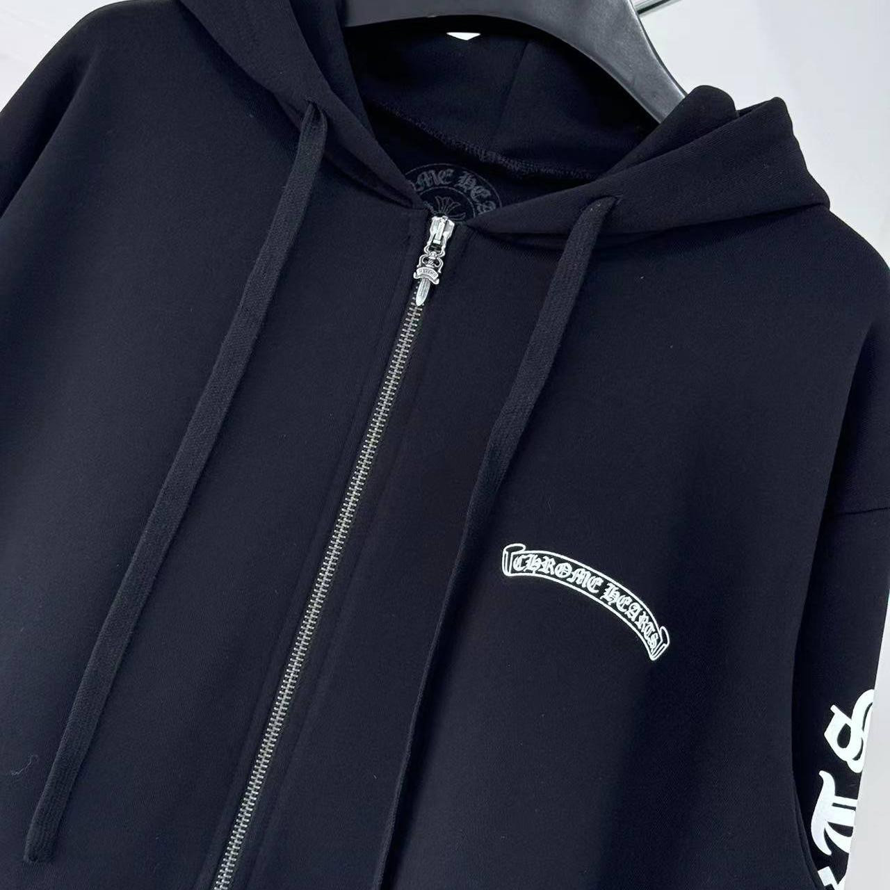 Chrome Hearts Zip Up Hoodie - FashionPlug