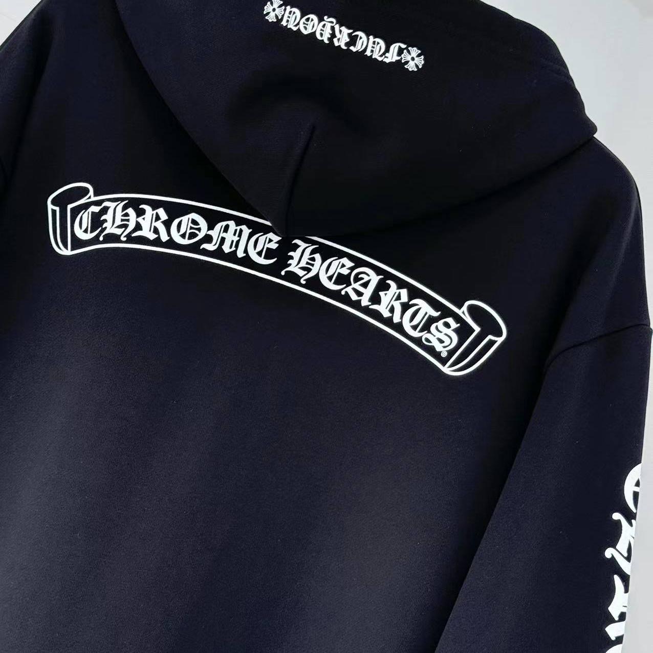 Chrome Hearts Zip Up Hoodie - FashionPlug
