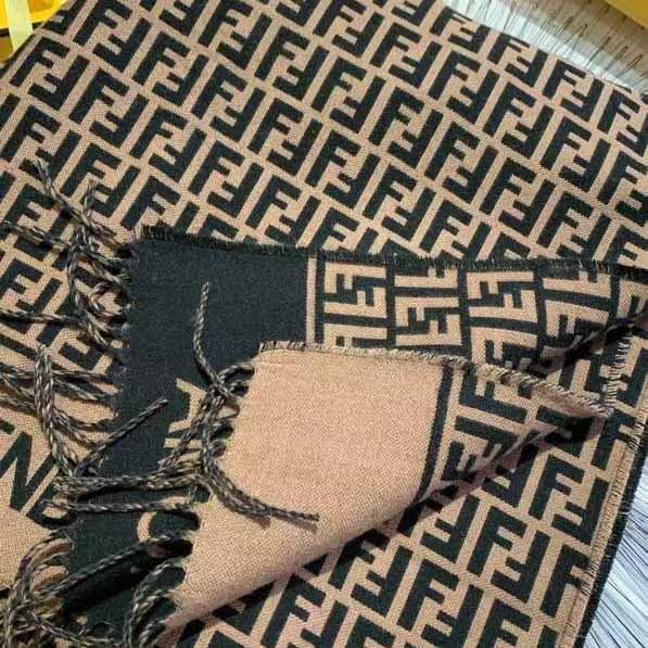 Fendi FF monogram poncho - FashionPlug