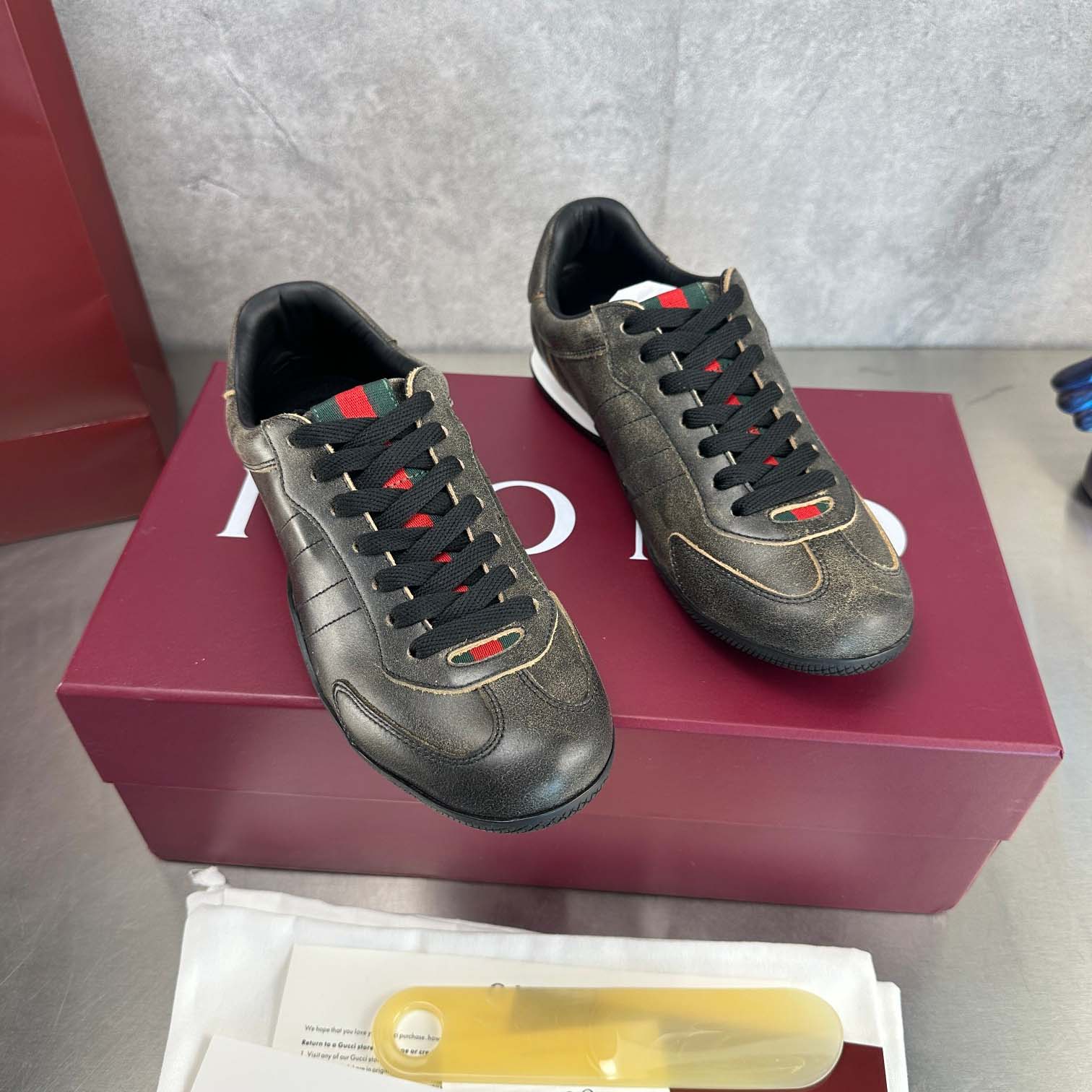 Gucci Shift Sneaker - FashionPlug
