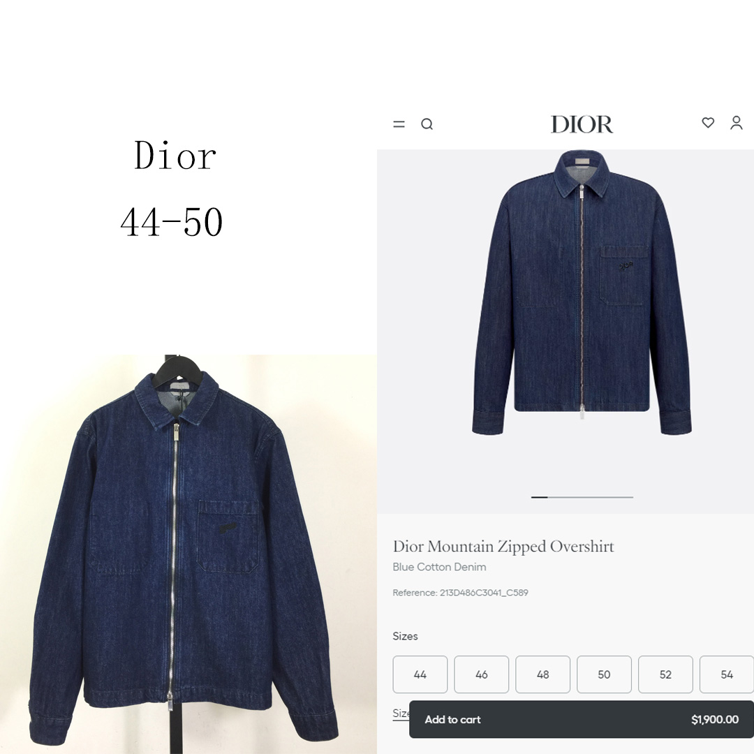Dior Mountain Zipped Overshirt  - FashionPlug